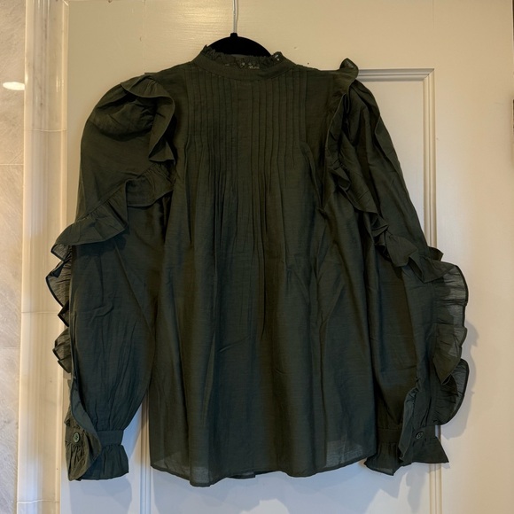 Zadig & Voltaire Timmy Tomboy Ruffled Tunic size XS - Picture 5 of 6